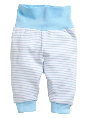 Playshoes Spodnie w kolorze błękitnym rozmiar: 74