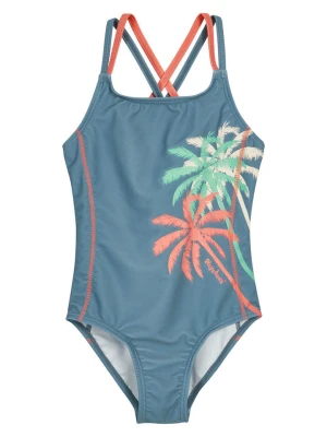 Playshoes Strój kąpielowy "Palms" w kolorze błękitnym rozmiar: 146/152