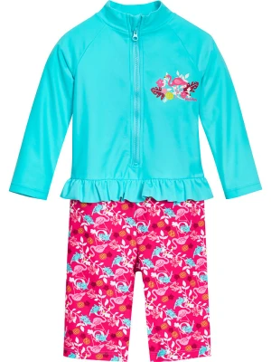 Playshoes Strój kąpielowy w kolorze różowo-turkusowym rozmiar: 86/92