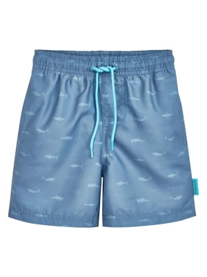 Playshoes Szorty kąpielowe "Sharks" w kolorze niebieskim rozmiar: 146 / 152