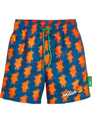 Playshoes Szorty kąpielowe w kolorze niebiesko-pomarańczowym rozmiar: 122/128