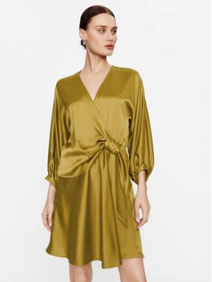 Please Sukienka koktajlowa A1UYAYP000 Zielony Regular Fit