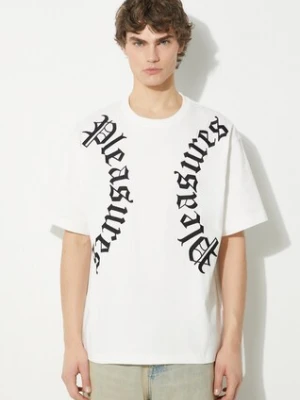 PLEASURES t-shirt bawełniany Harness Heavyweight T-Shirt