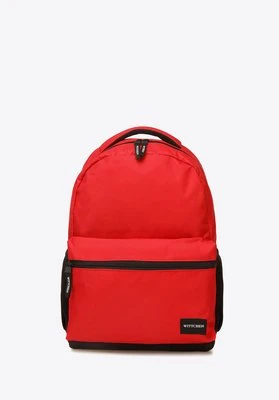 Plecak basic duży czerwono-czarny Wittchen