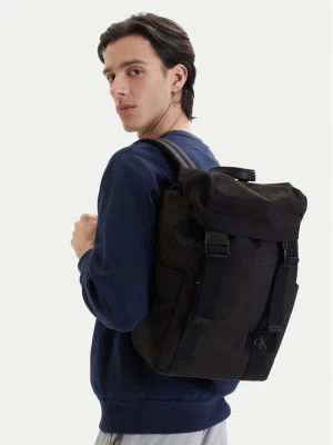 Plecak Calvin Klein Canvas Mix Backpack LV04D3364G Czarny