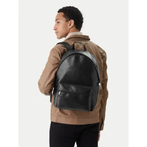Plecak Calvin Klein Emblem Aop Coated Backpack LV04D3313G Czarny