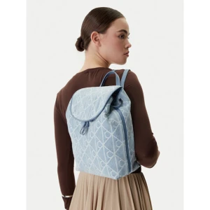 Plecak Calvin Klein Emblem Aop Denim Backpack LV04F3508G Niebieski