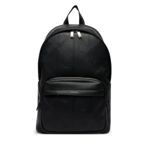 Plecak Calvin Klein Emblem Aop Emboss Round Backpack LV04D3398G Czarny