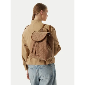 Plecak Calvin Klein Emblem Aop Jacquard LV04F3536G Brązowy