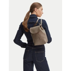 Plecak Calvin Klein Emblem Aop Mini Backpack LV04F3507G Beżowy