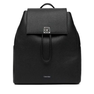Plecak Calvin Klein Emblem Hw Pebble Backpack LV04F3553G Czarny