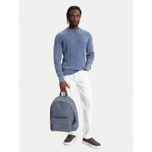 Plecak Calvin Klein Jeans Unstructured Monogram Backpack 4 LV04G3116G Niebieski