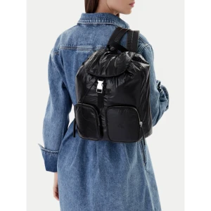 Plecak Calvin Klein Pocket Nylon Flap Backpack LV04F3406G Czarny