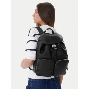 Plecak Calvin Klein Webbing Strap Flap LV04F3590G Czarny