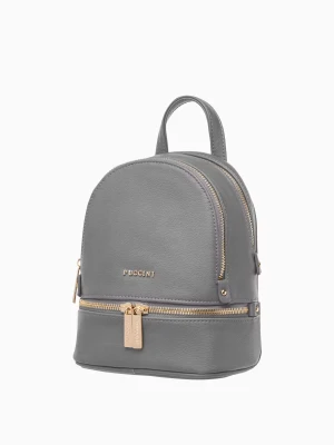 Plecak damski mini szary Puccini