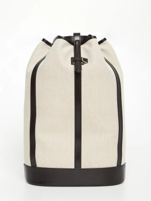 Plecak damski płócienno-skórzany Canapa WEEKEND MAX MARA