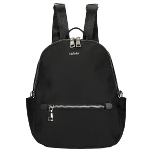 Mały czarny plecak damski relaks r 90011-11