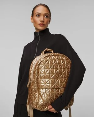 Plecak damski Vee Collective Vee Backpack złoty
