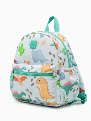 Plecak dla dzieci dinozaury niebieski Puccini