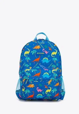 Plecak dla dzieci z motywem dinozaura niebieski Wittchen