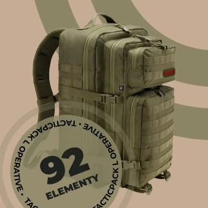 Plecak ewakuacyjny TACTICPACK Operative 65 l olive Zielony