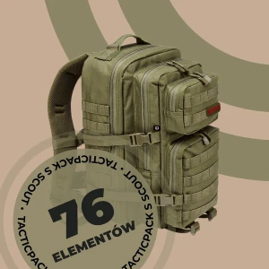 Plecak ewakuacyjny TACTICPACK Scout 40 l olive Zielony