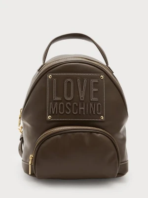 Plecak LOVE MOSCHINO brązowy