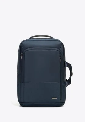 Plecak męski wielofunkcyjny do samolotu 2 w 1 granatowy Wittchen