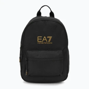 Plecak miejski dziecięcy EA7 Emporio Armani Train Core 6 l black/gold logo