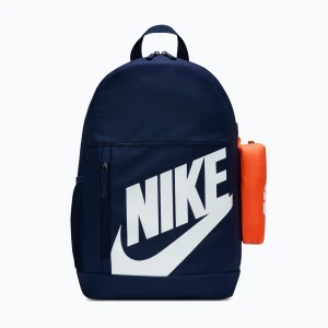 Plecak miejski dziecięcy Nike Elemental Shoebox 20 l midnight navy/orange/white