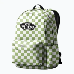 Plecak miejski dziecięcy Vans Old Skool Grom Check 18 l checkerboard lime burst