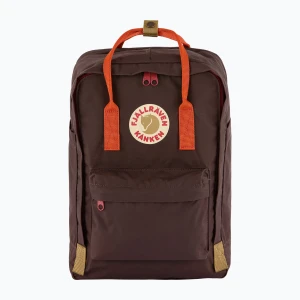 Plecak miejski Fjällräven Kanken Koncept Laptop 15" 18 l black oak / rowan red Brązowy