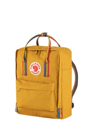 Plecak miejski Fjallraven Kanken Rainbow - ochre/rainbow pattern