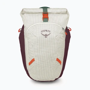 Plecak miejski Osprey Transporter Roll Top 30 l mystery white / moody burgundy