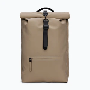 Plecak miejski Rains Rucksack Rolltop 13 + 4 l Beige