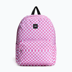 Plecak miejski Vans Old Skool Check 22 l checkerboard pink fizz