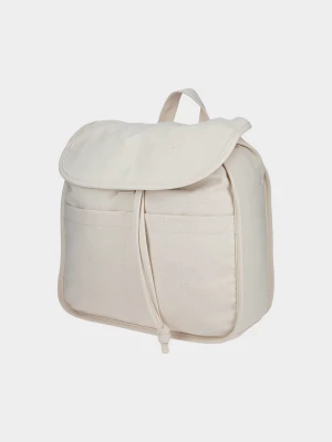 Plecak miejski z bawełnianego płótna uniseks Outhorn - biały