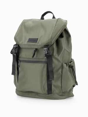 Plecak miejski z kieszenią na laptopa zielony Puccini