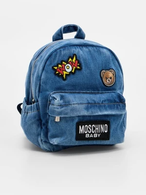 Plecak MOSCHINO niebieski