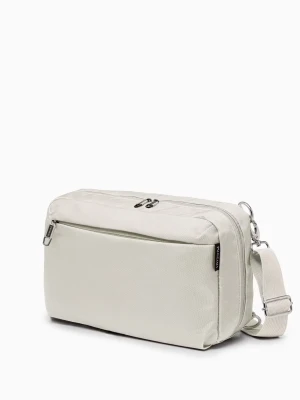 Plecak na jedno ramię sling bag beżowy Puccini