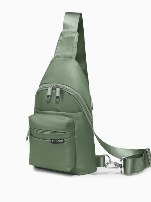 Zdjęcie produktu Plecak na jedno ramię Sling Bag - ciemnozielony Puccini