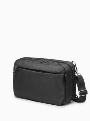 Plecak na jedno ramię sling bag czarny Puccini