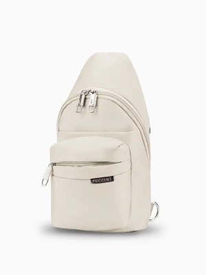 Zdjęcie produktu Plecak na jedno ramię Sling Bag - jasnobeżowy Puccini