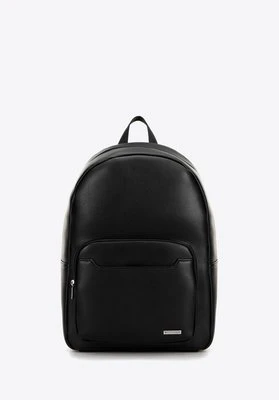 Plecak na laptopa 15’’ ze skóry ekologicznej czarny Wittchen