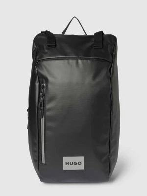 Plecak odblaskowy model ‘Quantum’ w kolorze czarnym HUGO