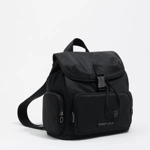 Plecak Pocket średni nylon czarny BIMBA Y LOLA