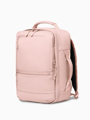 Plecak podróżny do samolotu różowy Puccini