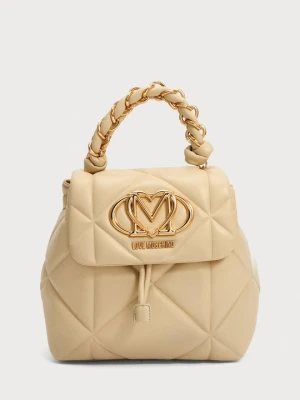 Plecak podróżny LOVE MOSCHINO mleczny
