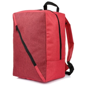 Plecak podróżny samolotowy mały bagaż podręczny lekki czerwony BELTIMORE czerwony Merg