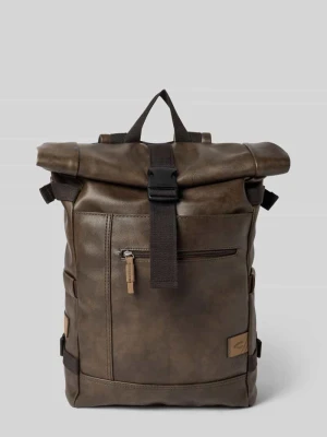 Plecak rolltop z uchwytem model 'LAOS' Camel Active Ciemnobrązowy